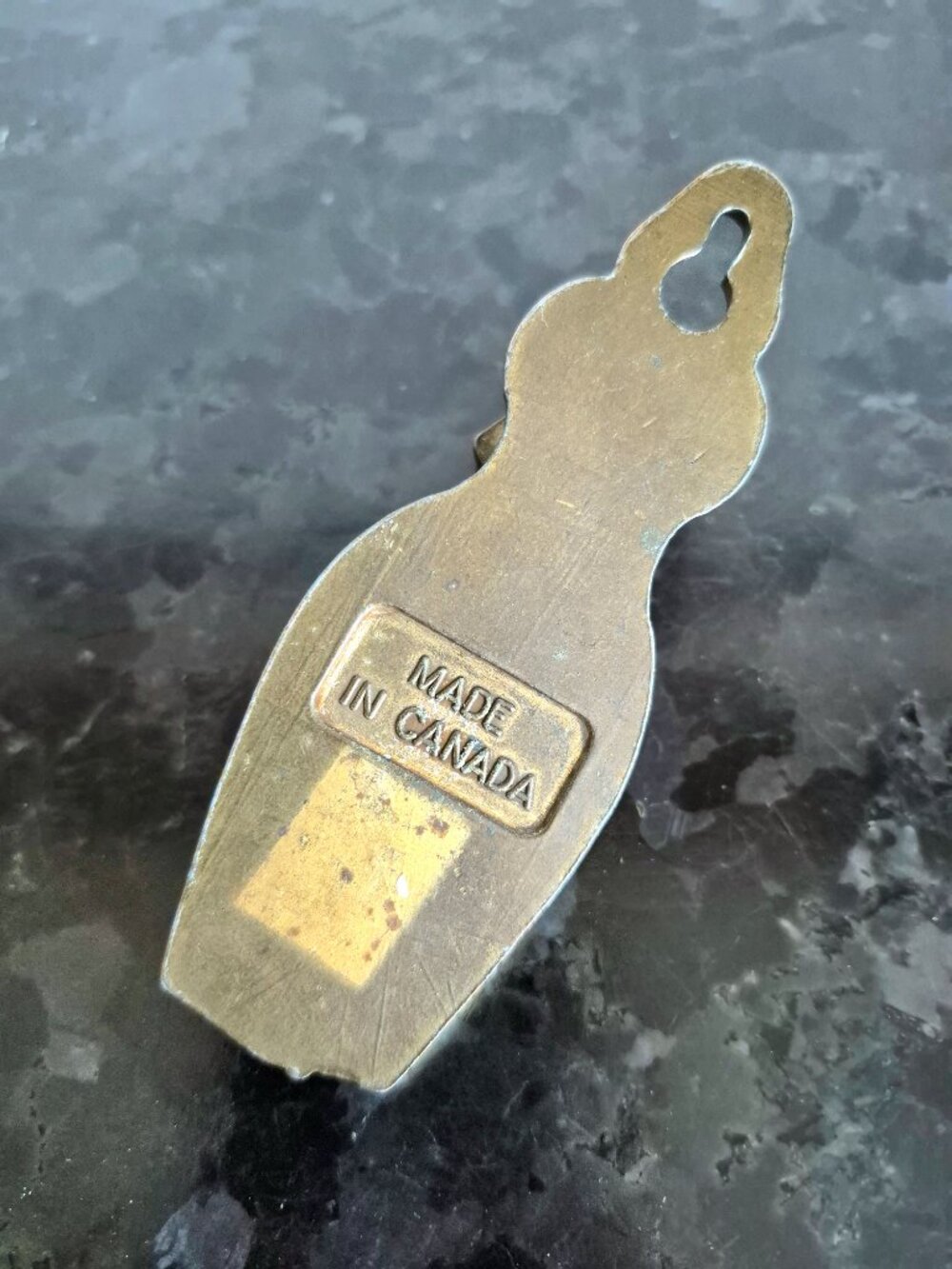 Vintage Antique Brass Hand Clip, Victorian Style, Made In Canada - Picture 8 of 11